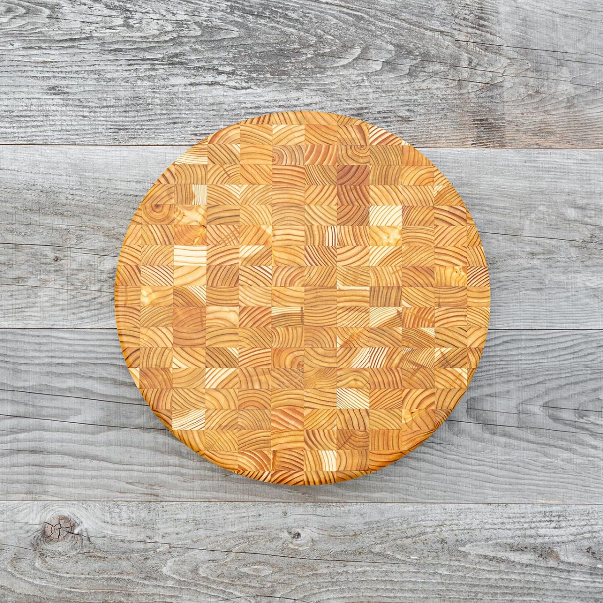 Round Board 12.25" Diameter, 1.25" Thick, Premium Larch Wood