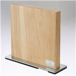 Zassenhaus Magnetic Slab Knife Block, Light Wood