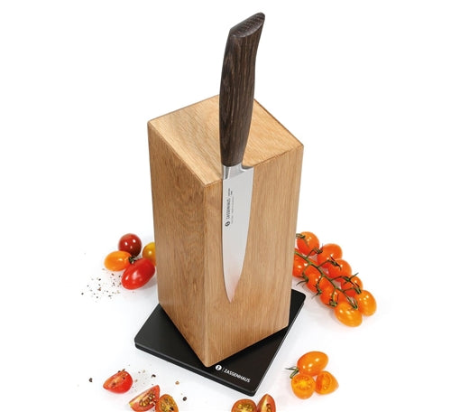 Zassenhaus Spinning Magnetic Knife Block, Light Wood