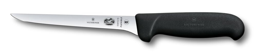 Fibrox, 6" Boning Knife Flex Straight, Black