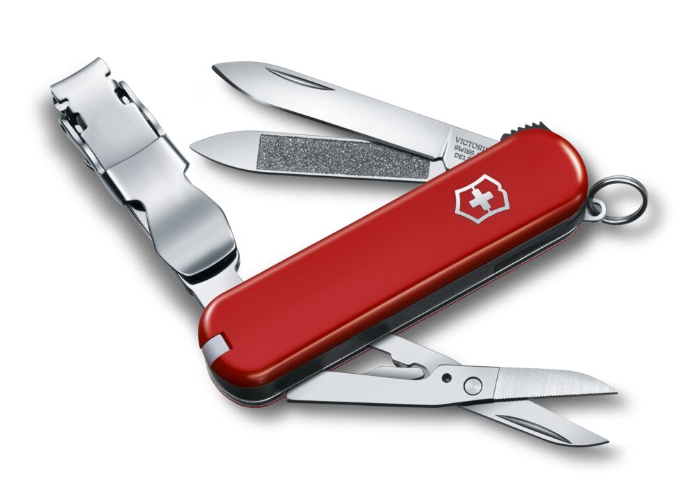 Nail Clip 580, Red, Swiss Army Knife