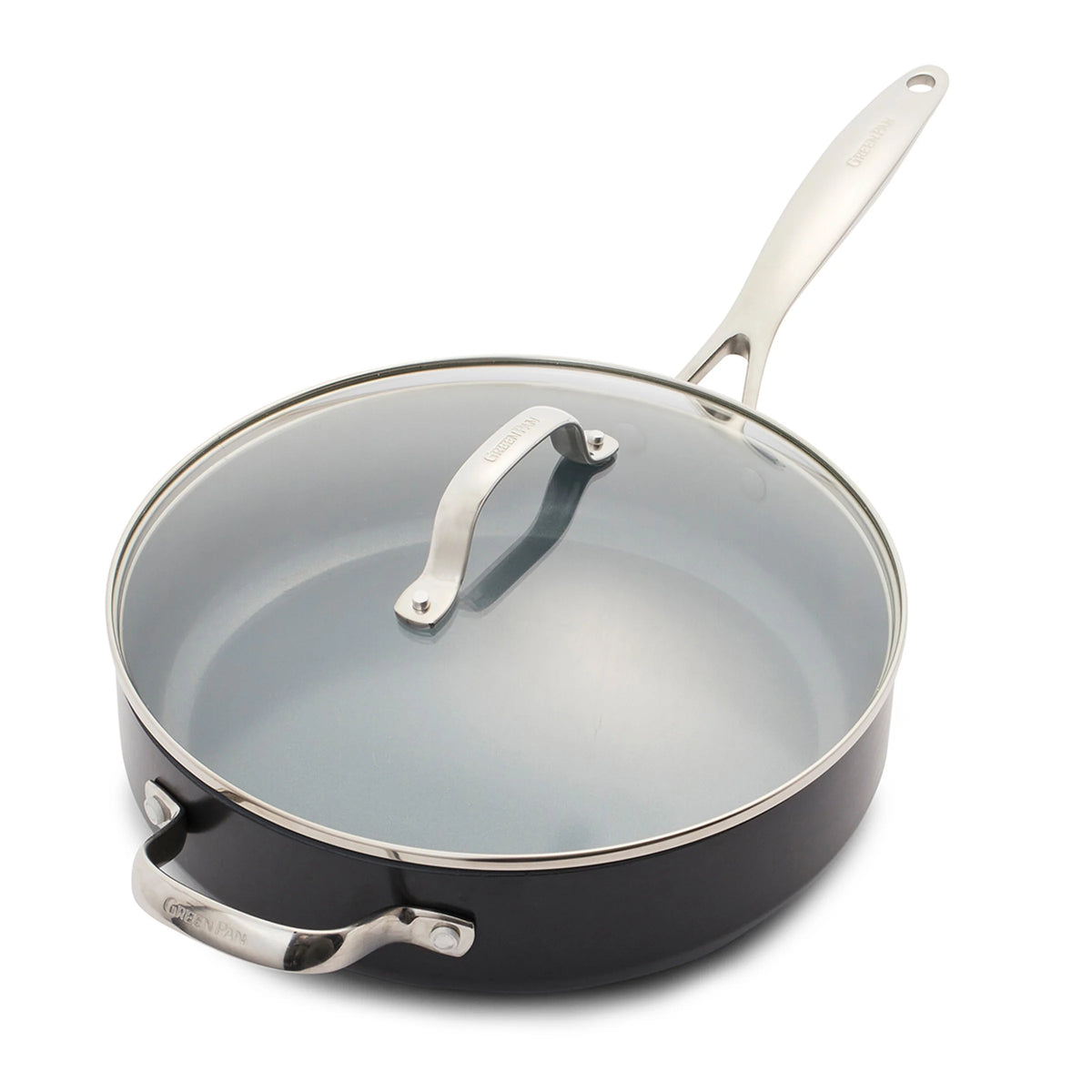 Hard Anodized 4.5 Quart Valencia Pro Saute Pan w/Lid