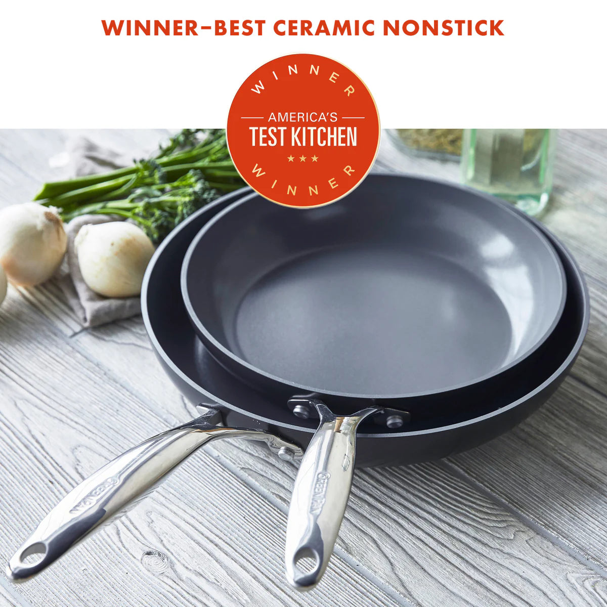 Hard Anodized 8" & 10" Set Valencia Pro Fry Pans