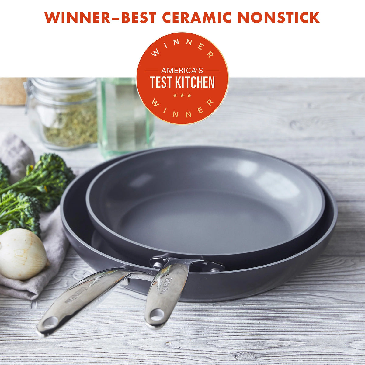 Hard Anodized 10" & 12" Valencia Pro Fry Pans