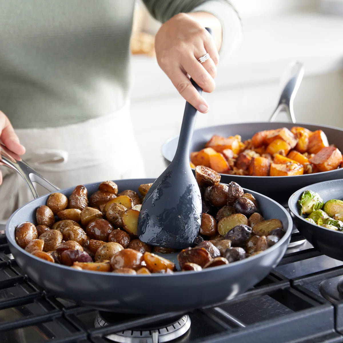 Hard Anodized Gray 11 Piece Set Valencia Pro Pans