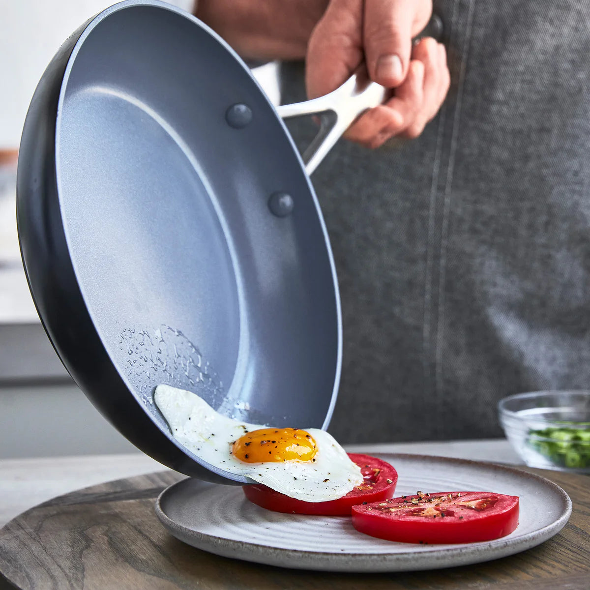 Hard Anodized Gray 8", 9.5" & 11" Set Valencia Pro Fry Pans