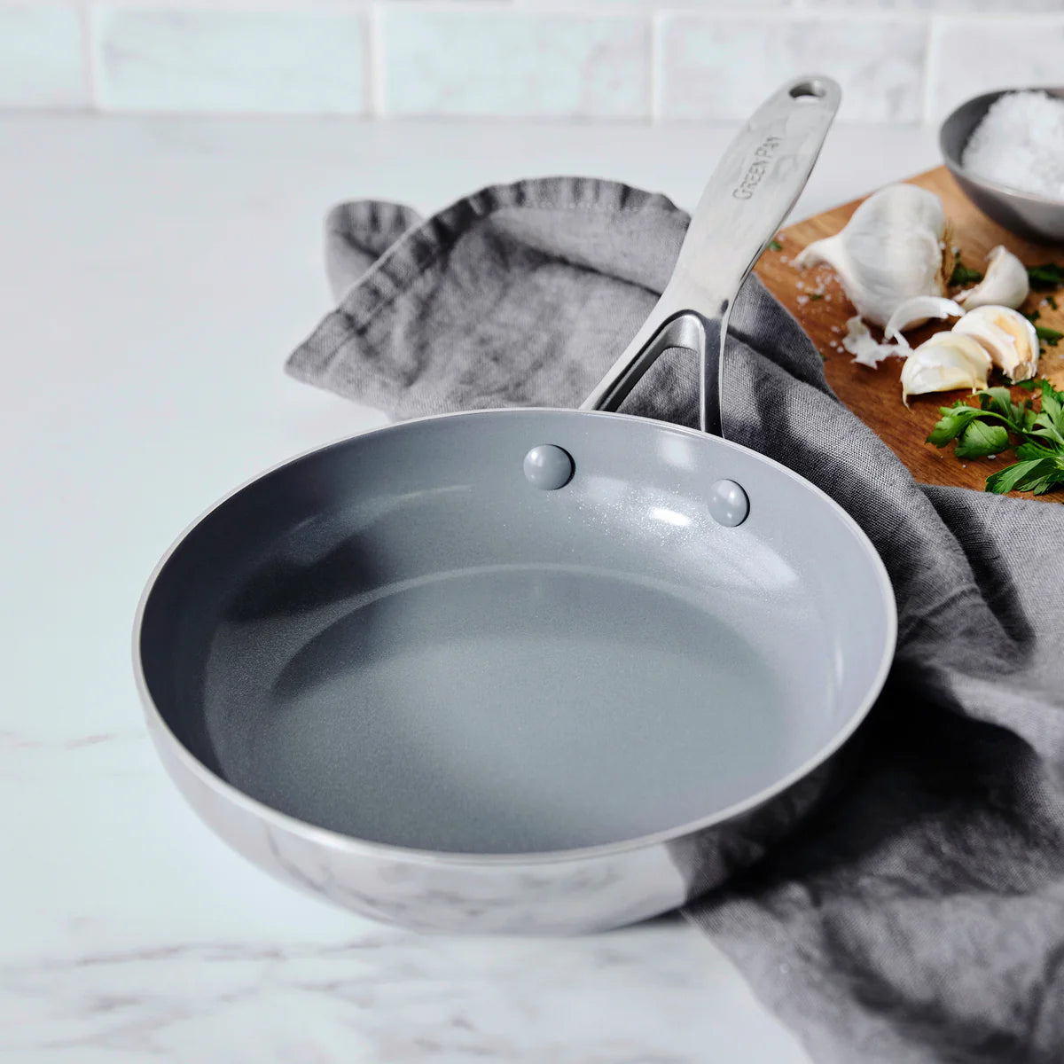 Stainless Steel 8" Valencia Pro Fry Pan
