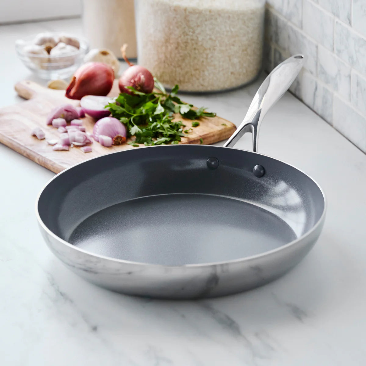Stainless Steel 12" Valencia Pro Fry Pan
