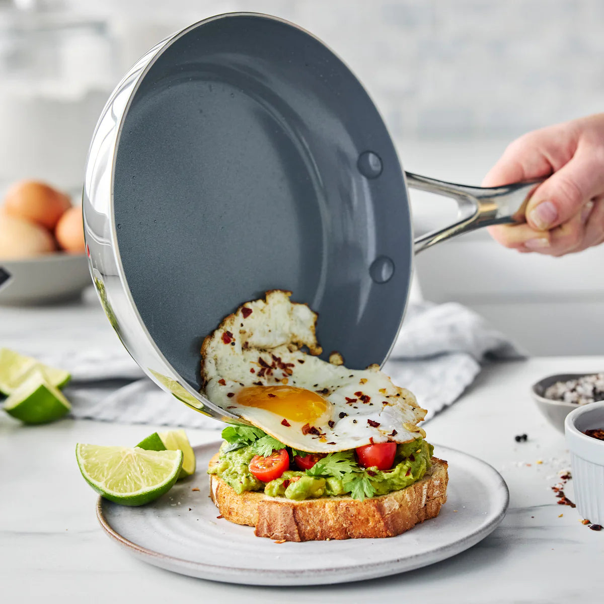 Stainless Steel 10 Piece Set Valencia Pro Pans