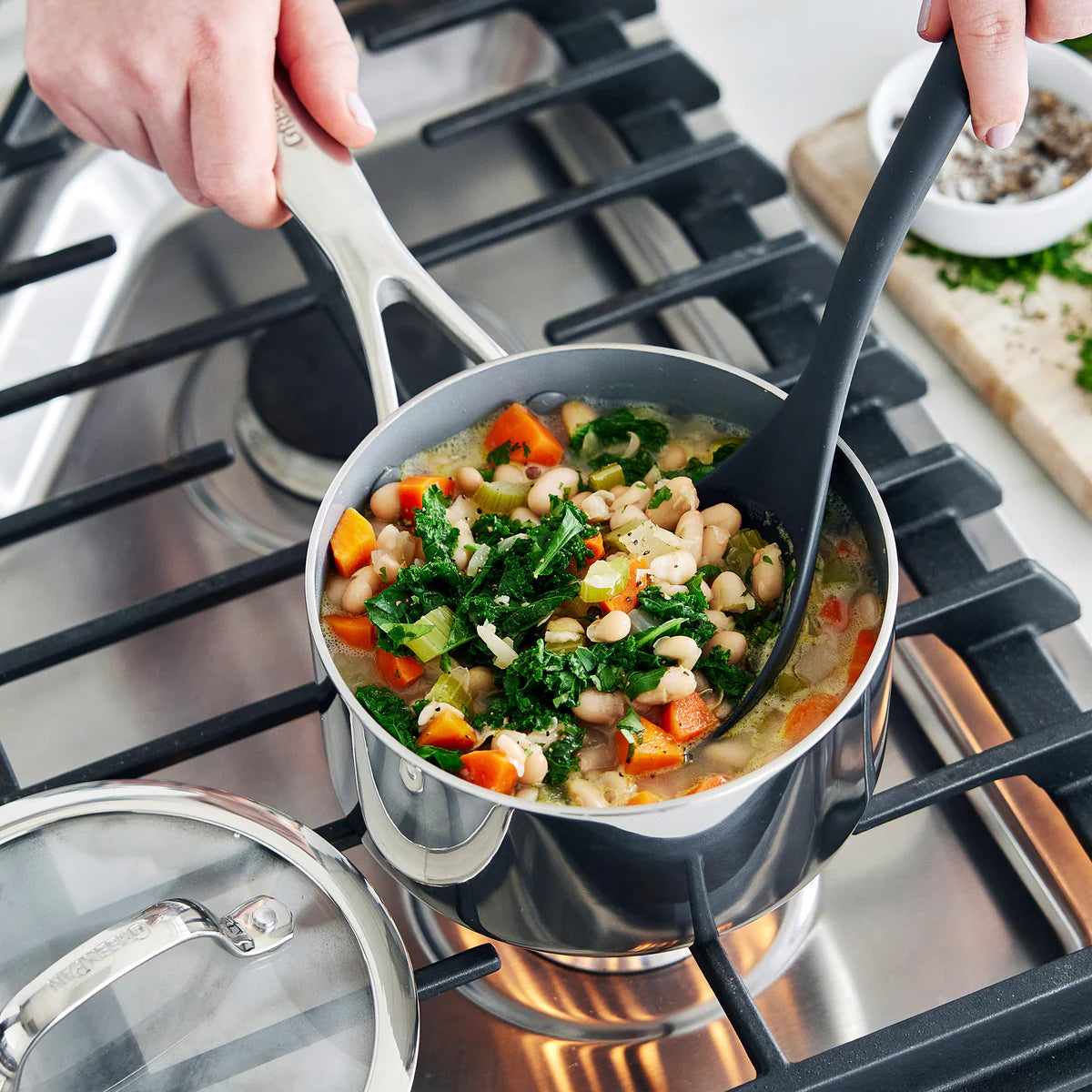 Stainless Steel 10 Piece Set Valencia Pro Pans