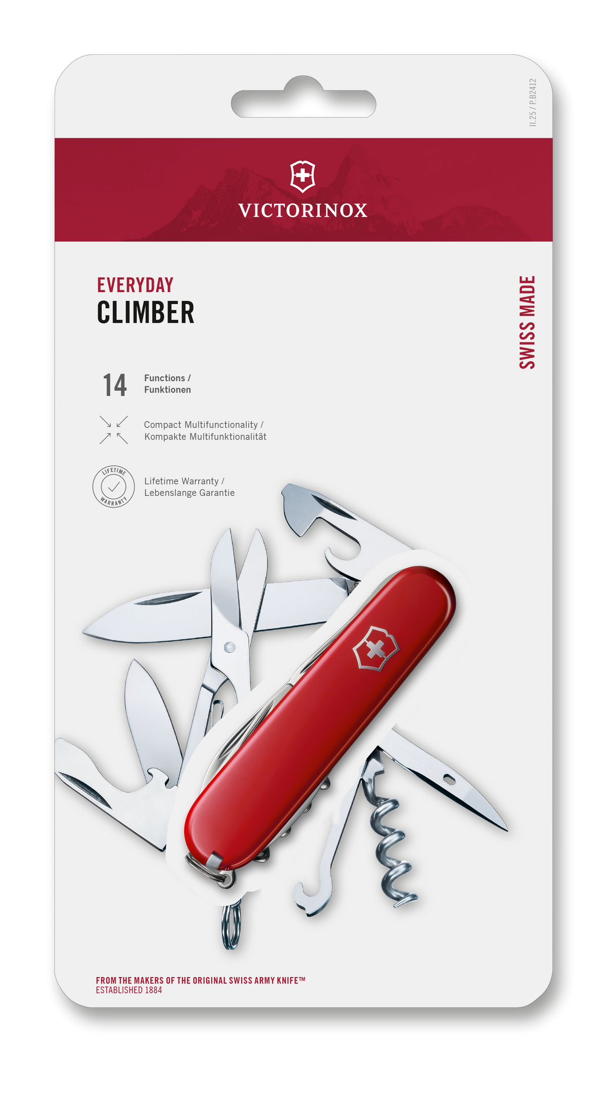 Climber, Red, Swiss Army Knife