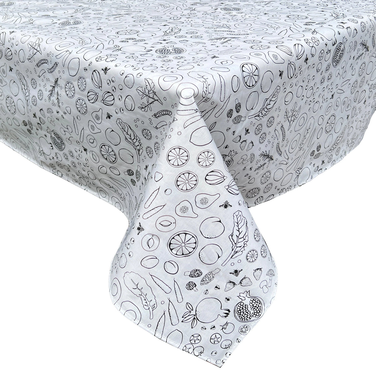 Salt & Pepper 54" Square Tablecloth