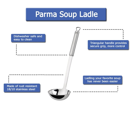 S/S 12.5" Soup Ladle Parma