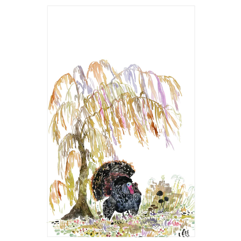 Turkey Willow Tea Towel