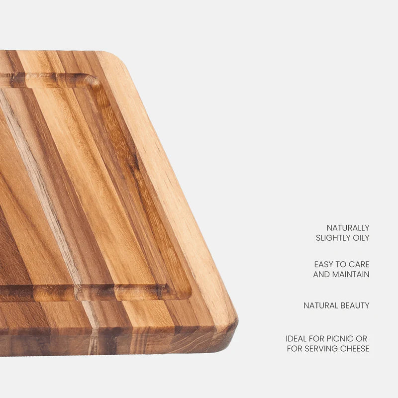 Edge Grain 8x8 Marine Bar Board w/Corner Hole