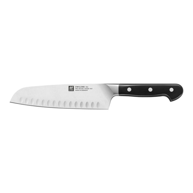 Pro 7" Santoku Knife, Hollow Edge