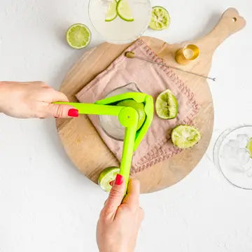 Fluicer, Lime- Fold Flat Easy Juicer
