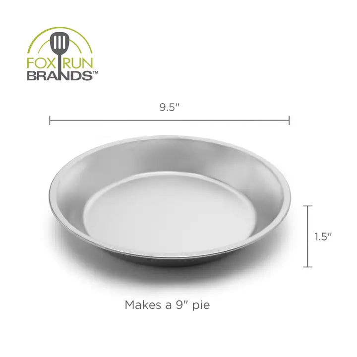 Stainless 9" Pie Pan Plate Dish