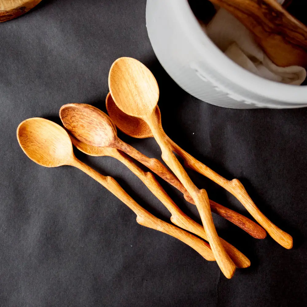 Twig Hand-Carved Wooden Spoon
