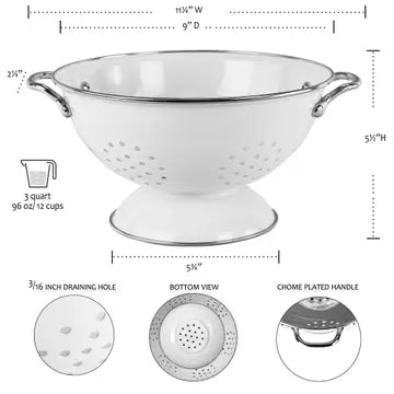 Lemon 3qt Colander