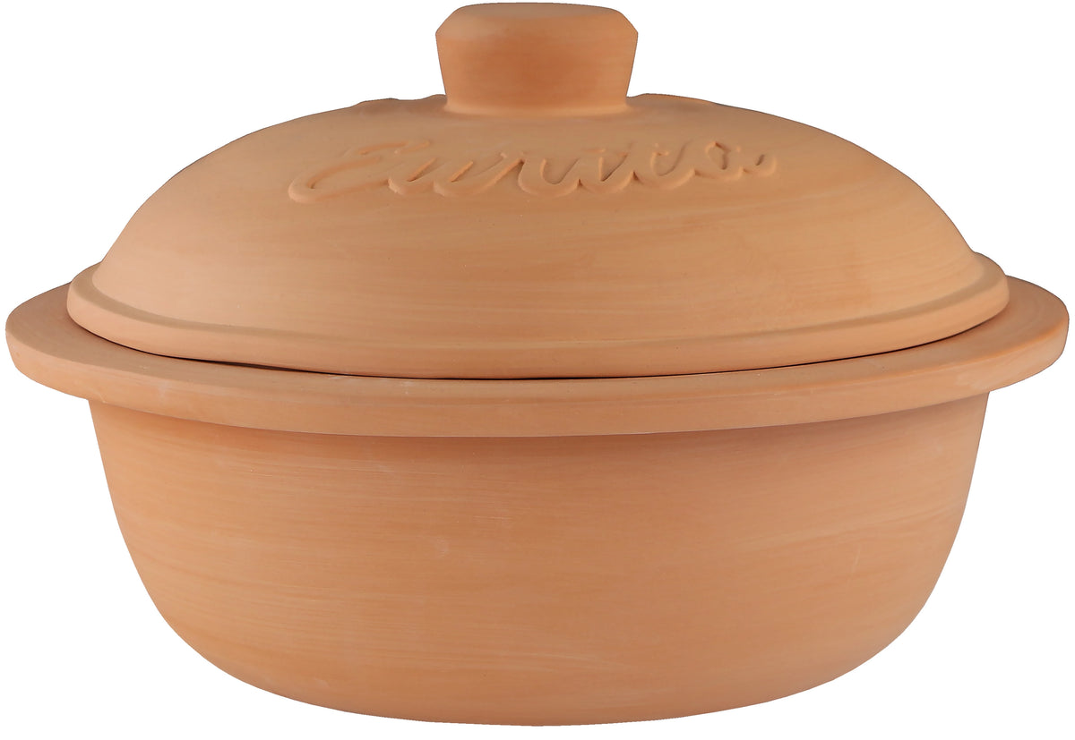 2qt Round Eurita Clay Dutch Oven