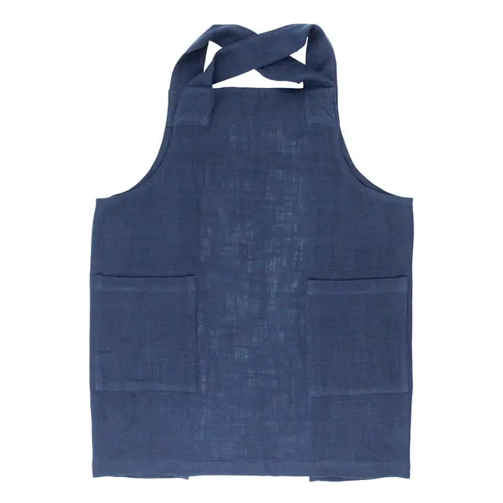 Blue 42x30 Mrs A Cotton Baker’s Smock Apron