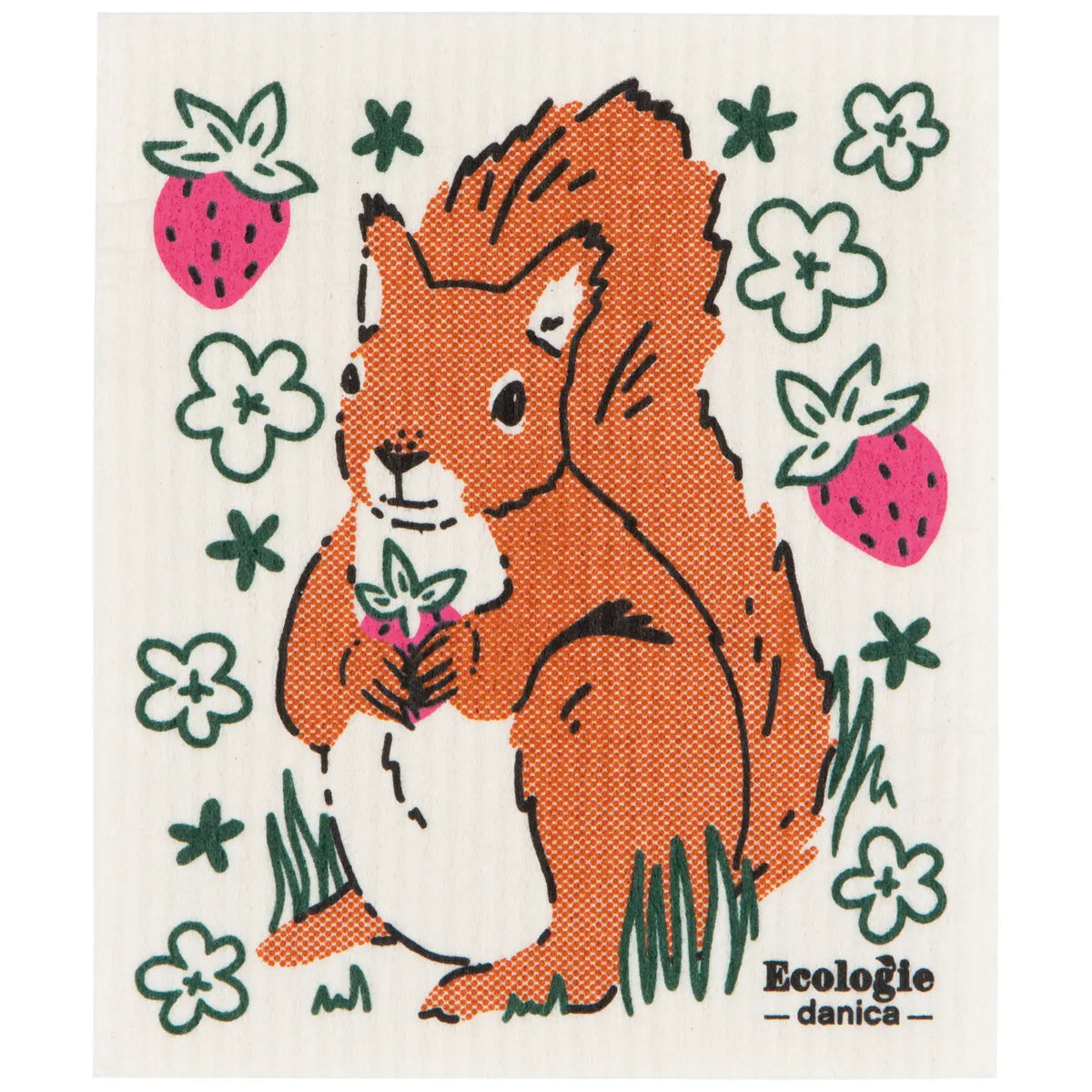 Mr. Squirrel Swedish Dishcloth