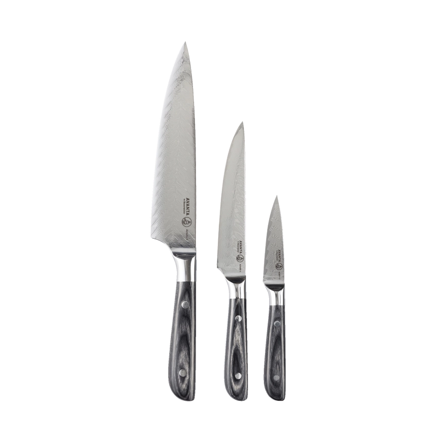 Avanta Forged Damascus 3pc Starter Set