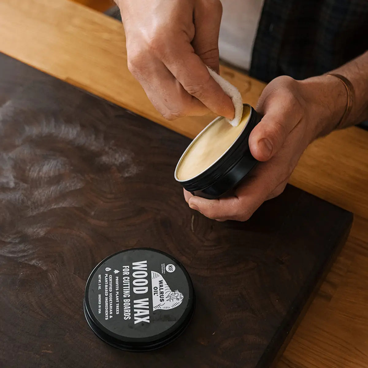 Wood Wax for Cutting Boards, 3oz