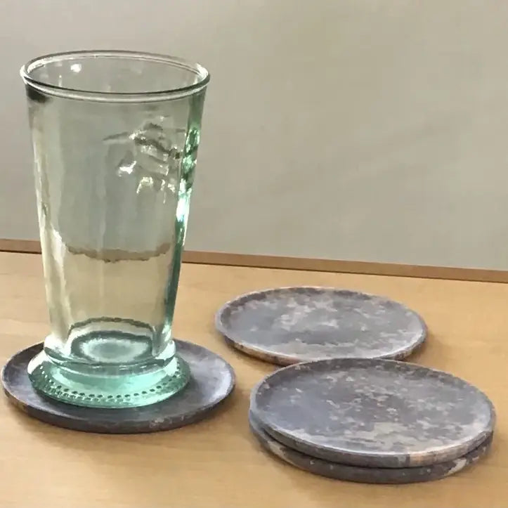 3" Soapstone S/4 Round Coasters
