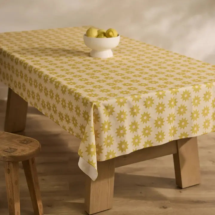 60x90 Sunny Sun Tablecloth
