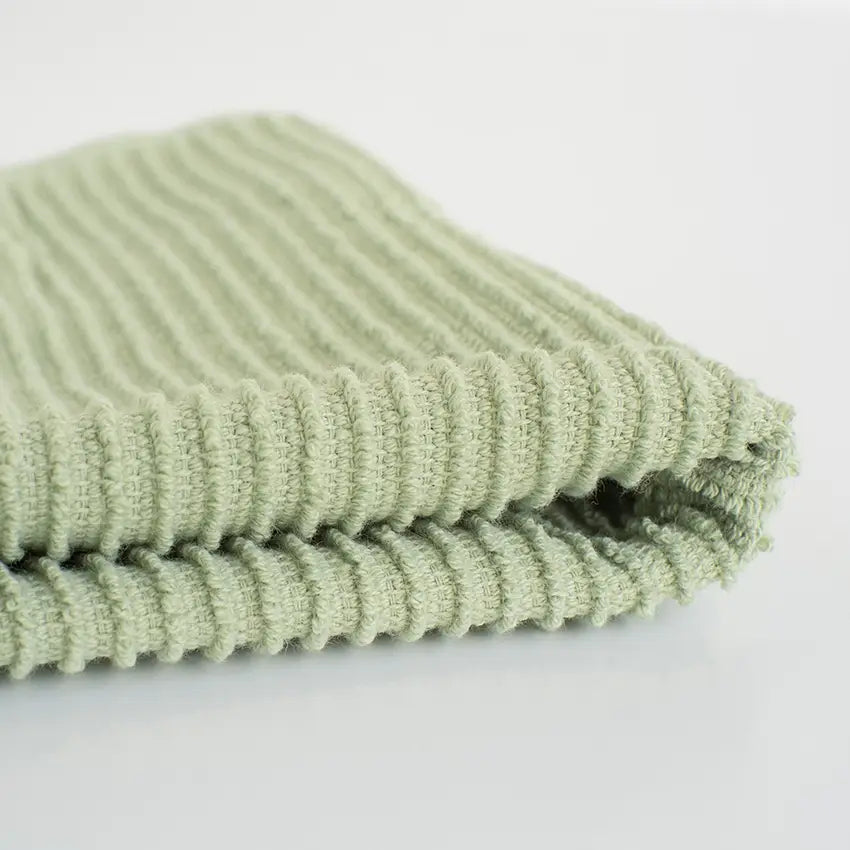 S/2 Dishcloth Sage Ripple