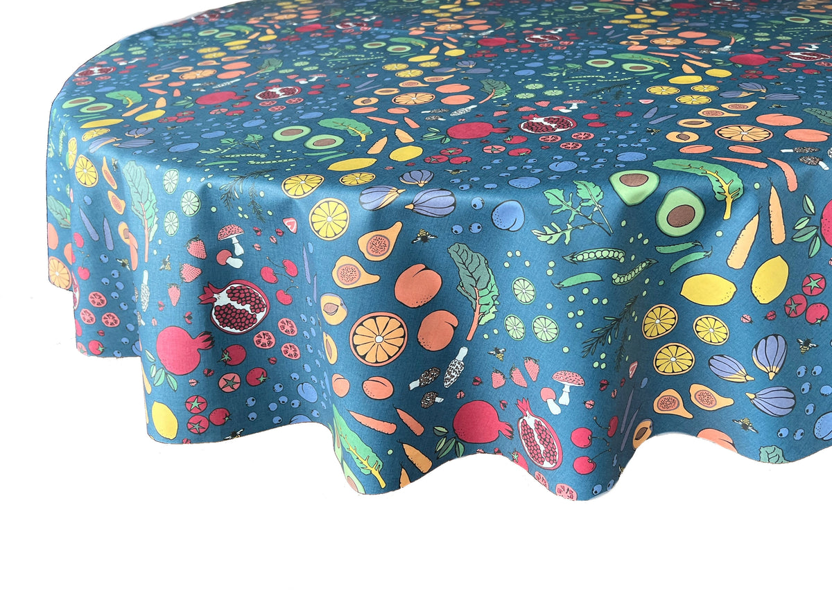 Kale 70" Round Tablecloth