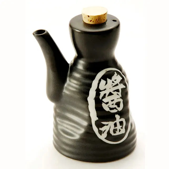 Classic Black 7-ounce Soy Sauce Bottle