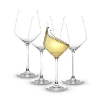 S/4 Layla Stemmed White Wine Glasses