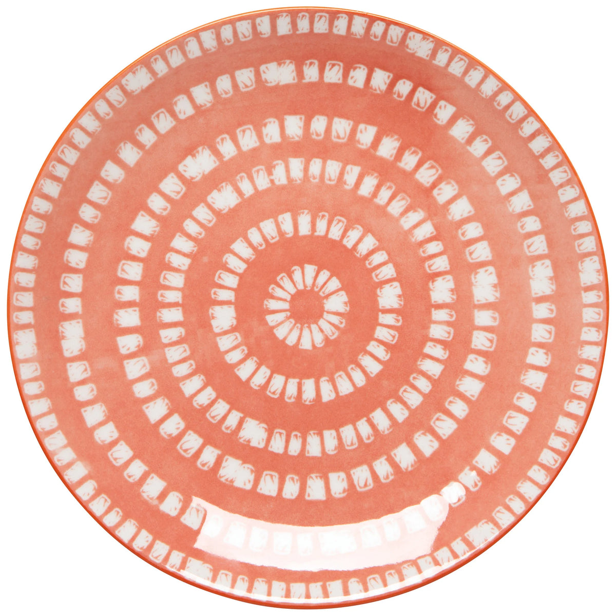 Ammonite Stamped 6" Appetizer Plate