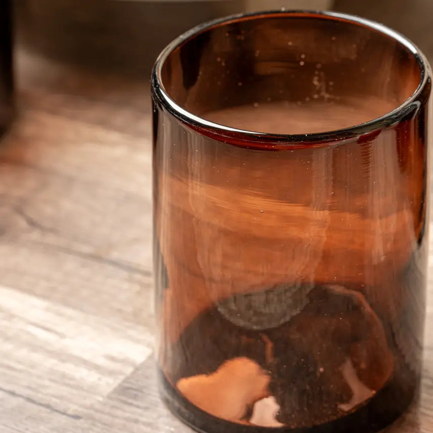 Handblown Tamarind DOF Glasses