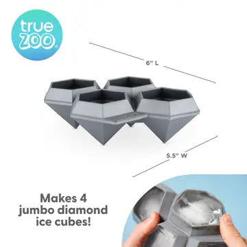 "Iced Out" Jumbo Diamond Ice Cube Tray