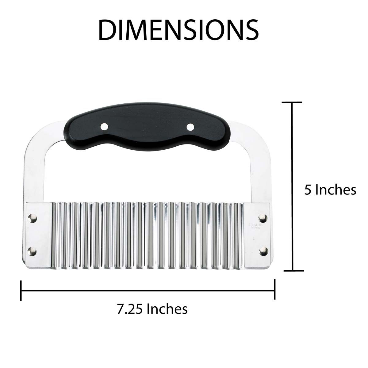 Crinkle-Cut Wave Slicer, Black Handle