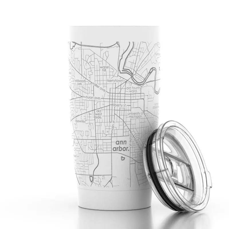 White 20oz Ann Arbor Insulated Pint