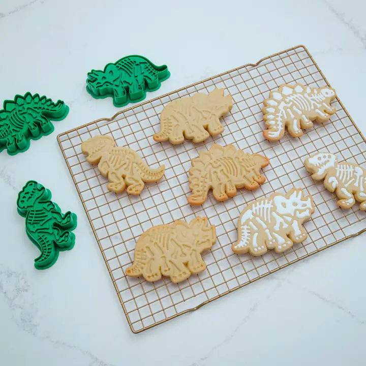 Fossil Fun 6pc Cookie Cutter Stamp Set