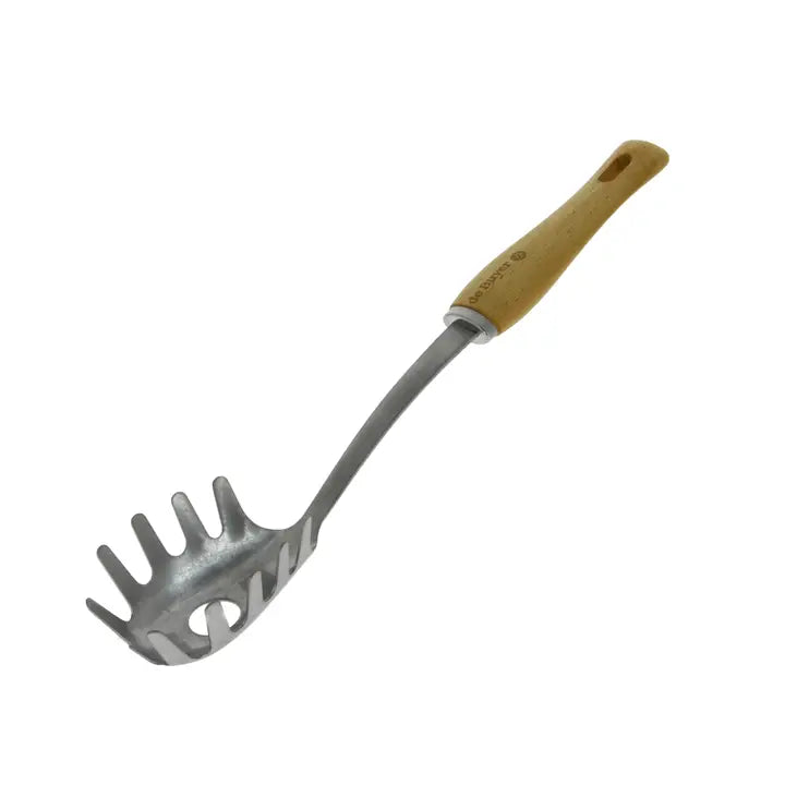 B Bois Spaghetti Spoon Stainless Wood 13"