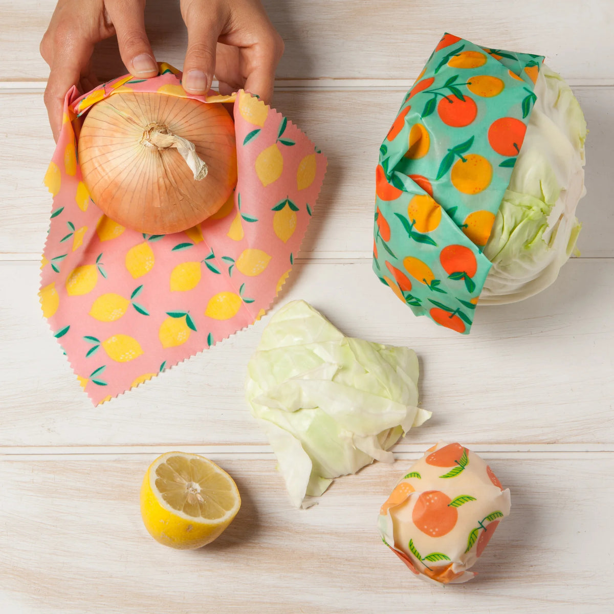 Citrus S/3 Beeswax Wrap