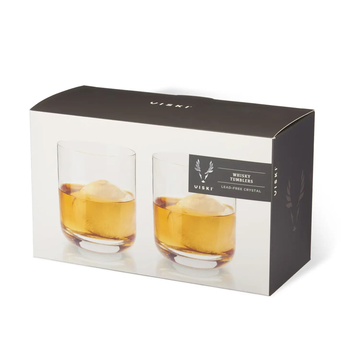 S/2 Crystal Whiskey Tumblers