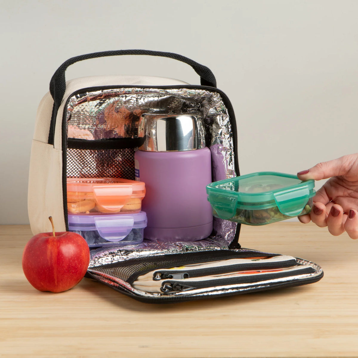 Funny Foods Insulated Lunch Tote