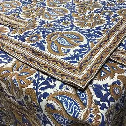 60x60 Pumpkin Flower Tablecloth