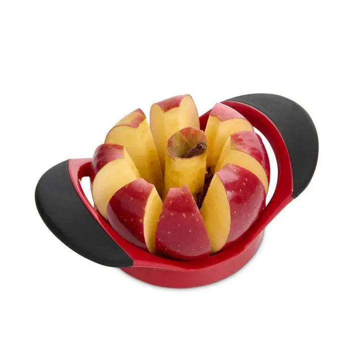 Apple Corer Slicer Red, Silicone Handles