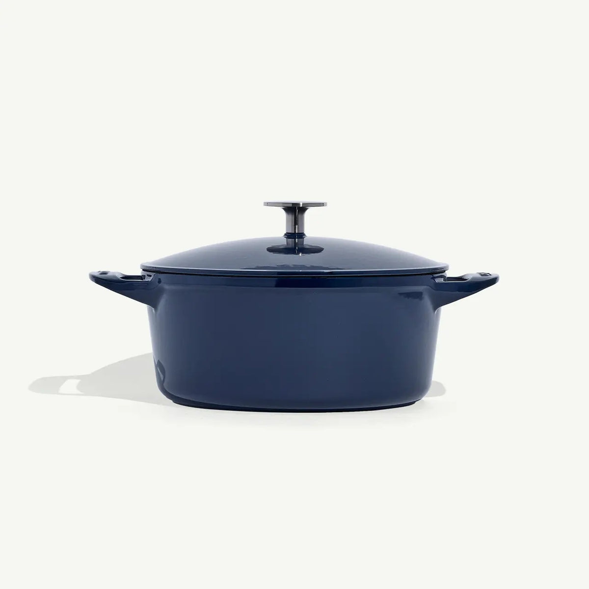 Round Enameled Cast Iron 5.5qt Dutch Oven - Blue