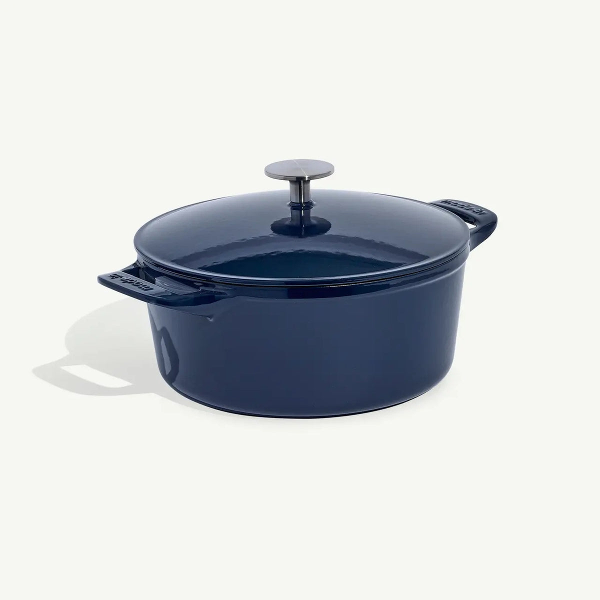 Round Enameled Cast Iron 5.5qt Dutch Oven - Blue