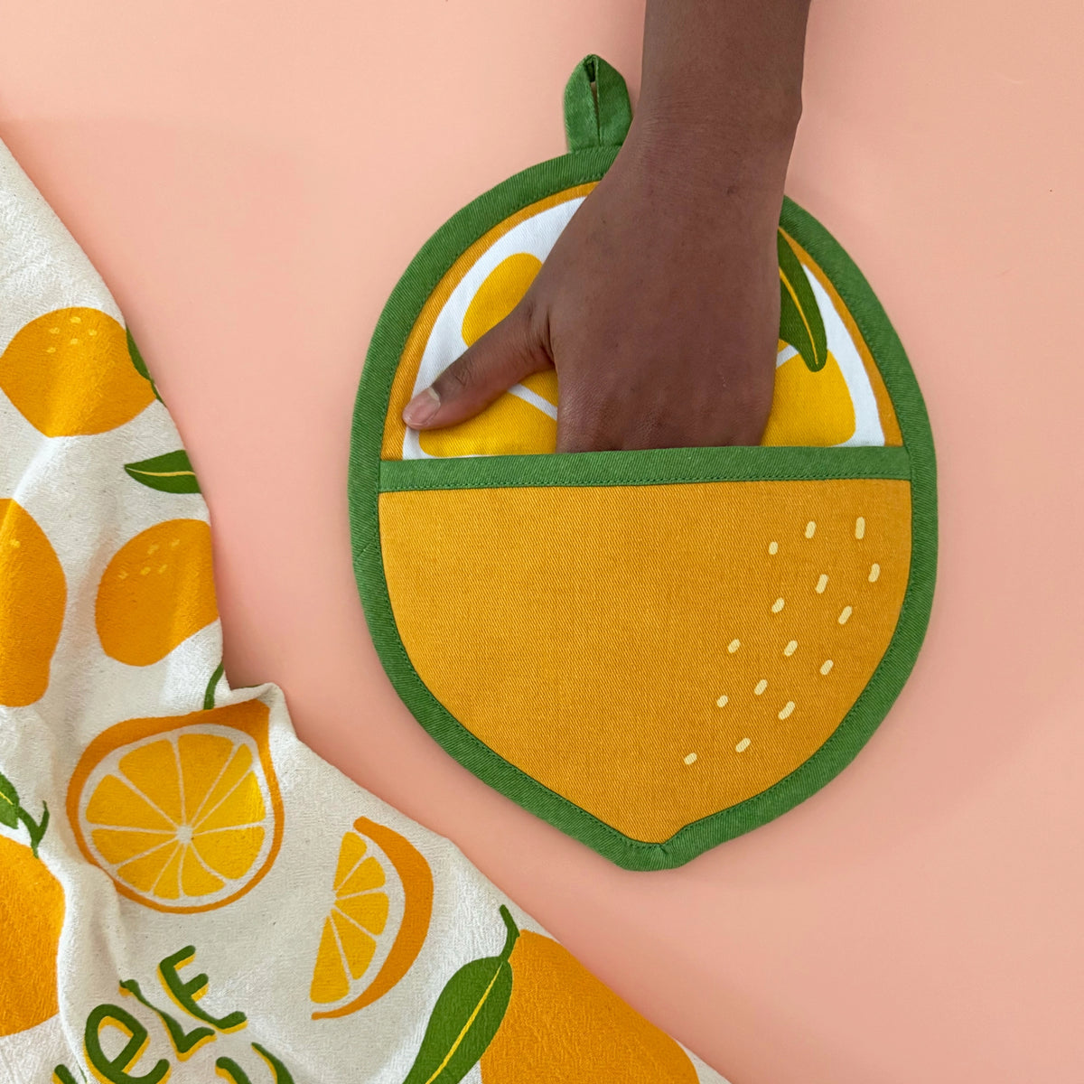 Lemon Pot Holder